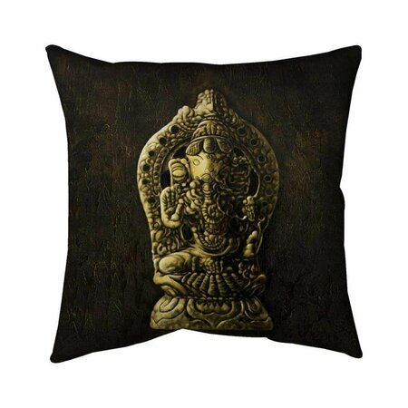 BEGIN HOME DECOR 20 x 20 in. Lord Ganesha-Double Sided Print Indoor Pillow 5541-2020-RE10